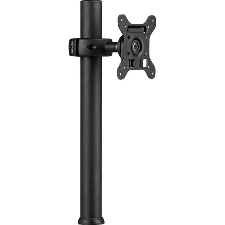Atdec 16.5in pole desk mount with one display head - Loads up to 26.5lb - VESA 75x75, 100x100