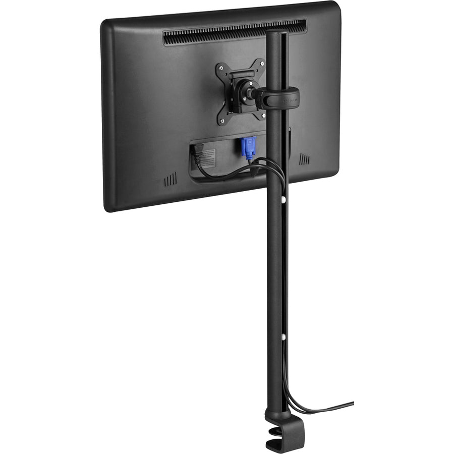 Atdec 29.5in pole desk mount with one display head - Loads up to 26.5lb - VESA 75x75, 100x100