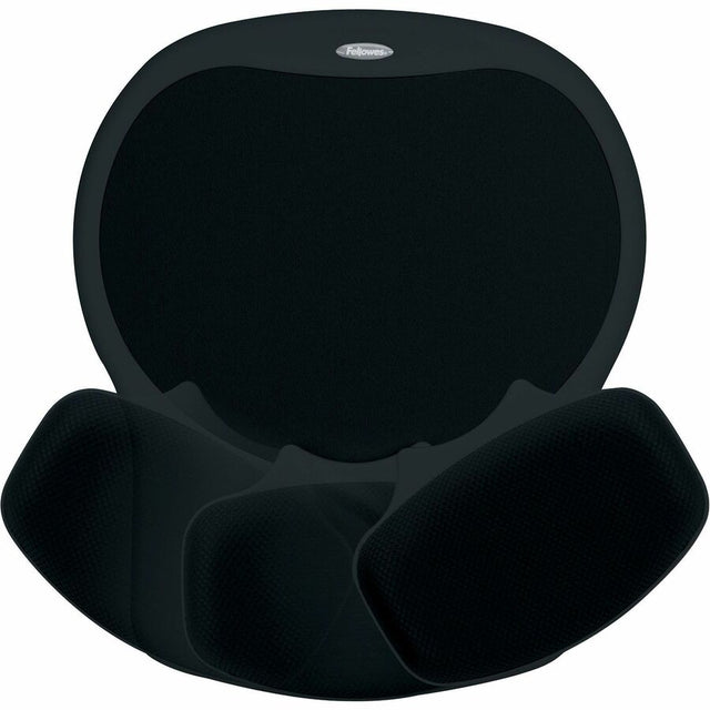 Fellowes&reg; Easy Glide Gel Mouse Pad Wrist Rest - Black (93730)
