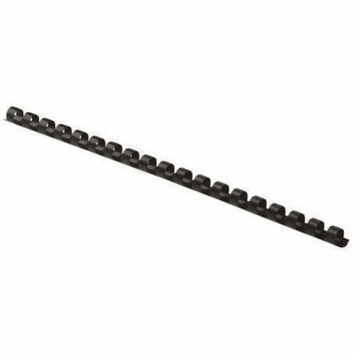 Fellowes Plastic Combs - Round Back, 1/4" 20 sheets Navy 100 pk