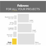 Fellowes Self-Adhesive Pouches - Photo, 5mil, 5 pack