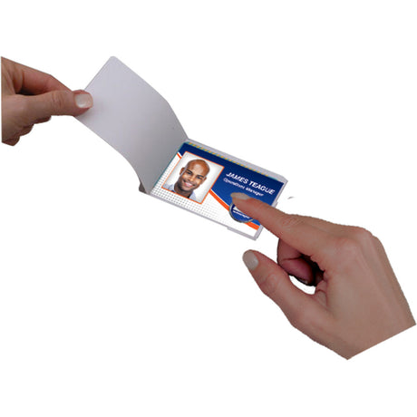 Fellowes Self-Adhesive Pouches - ID Tag, 5mil, 5 pack