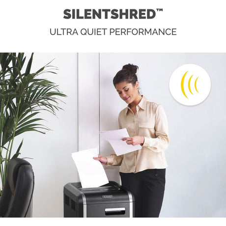 Fellowes&reg; 225Ci Paper Shredder | 100% Jam Proof, 22-Sheet, Cross-Cut Security, Commercial Grade | 3825001 Model, Black