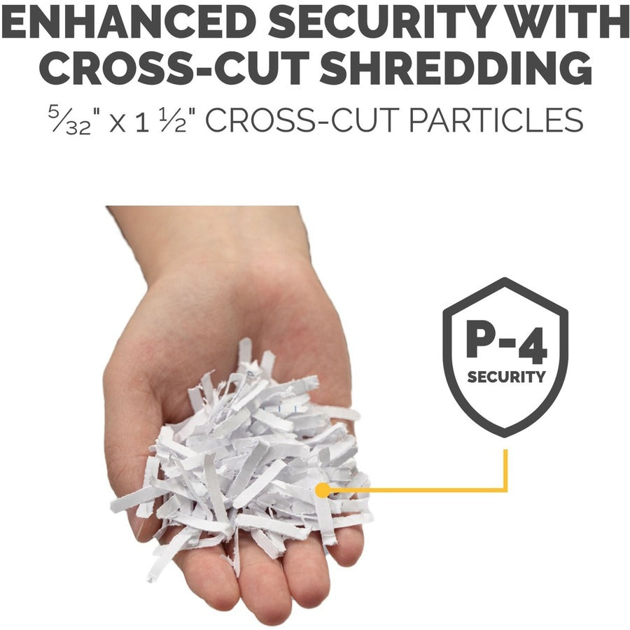 Fellowes&reg; 225Ci Paper Shredder | 100% Jam Proof, 22-Sheet, Cross-Cut Security, Commercial Grade | 3825001 Model, Black