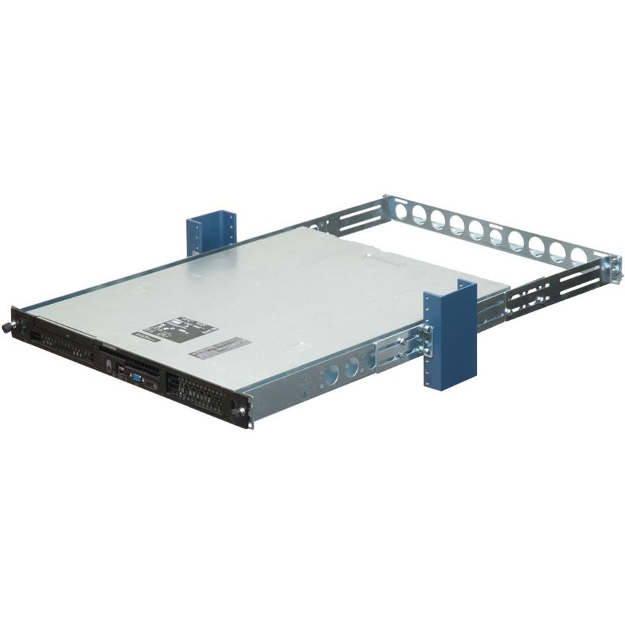 Rack Solutions 1U 2Post Universal Rail with Wirebar