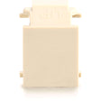 C2G Snap-In Blank Keystone Insert Module - Ivory