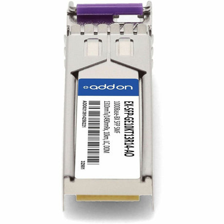 AddOn Juniper Networks EX-SFP-GE10KT13R14 Compatible TAA Compliant 1000Base-BX SFP Transceiver (SMF, 1310nmTx/1490nmRx, 10km, LC, DOM)