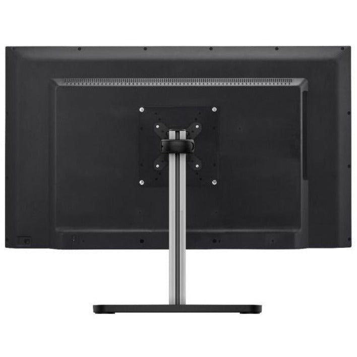 Atdec dual/single monitor desk mount - Freestanding base - Loads up to 26.5lb flat or 20lb curved - VESA 75x75, 100x100