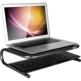 Allsop Metal Art Jr. Monitor Stand 14-Inch Wide Platform - Pearl Black (30165)