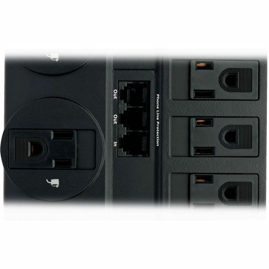 Eaton Tripp Lite Series Protect It! 12-Outlet Surge Protector, 8 ft. (2.43 m) Cord, 2160 Joules, Tel/Modem Protection