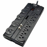 Eaton Tripp Lite Series Protect It! 12-Outlet Surge Protector, 8 ft. (2.43 m) Cord, 2880 Joules, Tel/Modem/Coaxial Protection