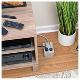 Eaton Tripp Lite Series Isobar 2-Outlet Surge Protector, 6 ft. Cord with Right-Angle Plug, 1410 Joules, Metal Housing
