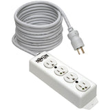 Eaton Tripp Lite Series Safe-IT Medical-Grade Power Strip, UL 1363, 4 Hospital-Grade Outlets, Antimicrobial, 15 ft. (4.57 m) Cord