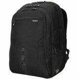 Targus Spruce EcoSmart TBB019US Carrying Case (Backpack) for 17" Notebook - Black, Green - TAA Compliant