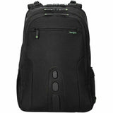 Targus Spruce EcoSmart TBB019US Carrying Case (Backpack) for 17" Notebook - Black, Green - TAA Compliant