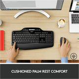 Logitech MK710 Wireless Keyboard and Mouse Combo for Windows, 2.4GHz Advanced Wireless, Wireless Mouse