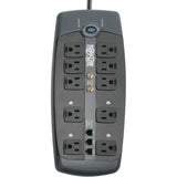 Eaton Tripp Lite Series Protect It! 10-Outlet Surge Protector, 8 ft. (2.43 m) Cord, 3345 Joules, Tel/Modem/Coaxial Protection