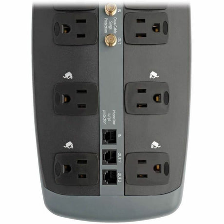 Eaton Tripp Lite Series Protect It! 10-Outlet Surge Protector, 8 ft. (2.43 m) Cord, 3345 Joules, Tel/Modem/Coaxial Protection
