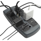 Eaton Tripp Lite Series Protect It! 10-Outlet Surge Protector, 8 ft. (2.43 m) Cord, 3345 Joules, Tel/Modem/Coaxial Protection