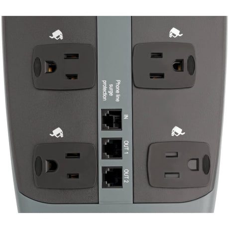 Eaton Tripp Lite Series Protect It! 10-Outlet Surge Protector, 8 ft. (2.43 m) Cord, 3345 Joules, Tel/Modem/Coaxial Protection
