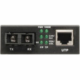 Eaton Tripp Lite Series Gigabit Multimode Fiber to Ethernet Media Converter, 10/100/1000 to 1000BaseLX SC, 2km, 1310nm