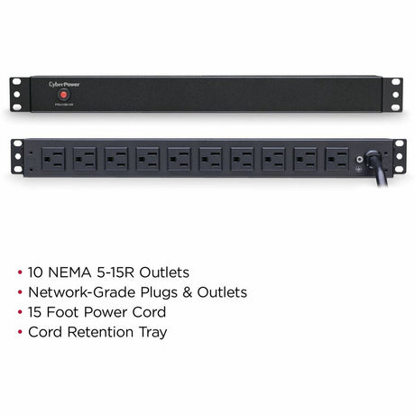 CyberPower PDU15B10R 100 - 125 VAC 15A Basic PDU