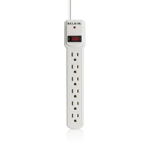 6OUT SURGE PROTECTOR 3FT CORD