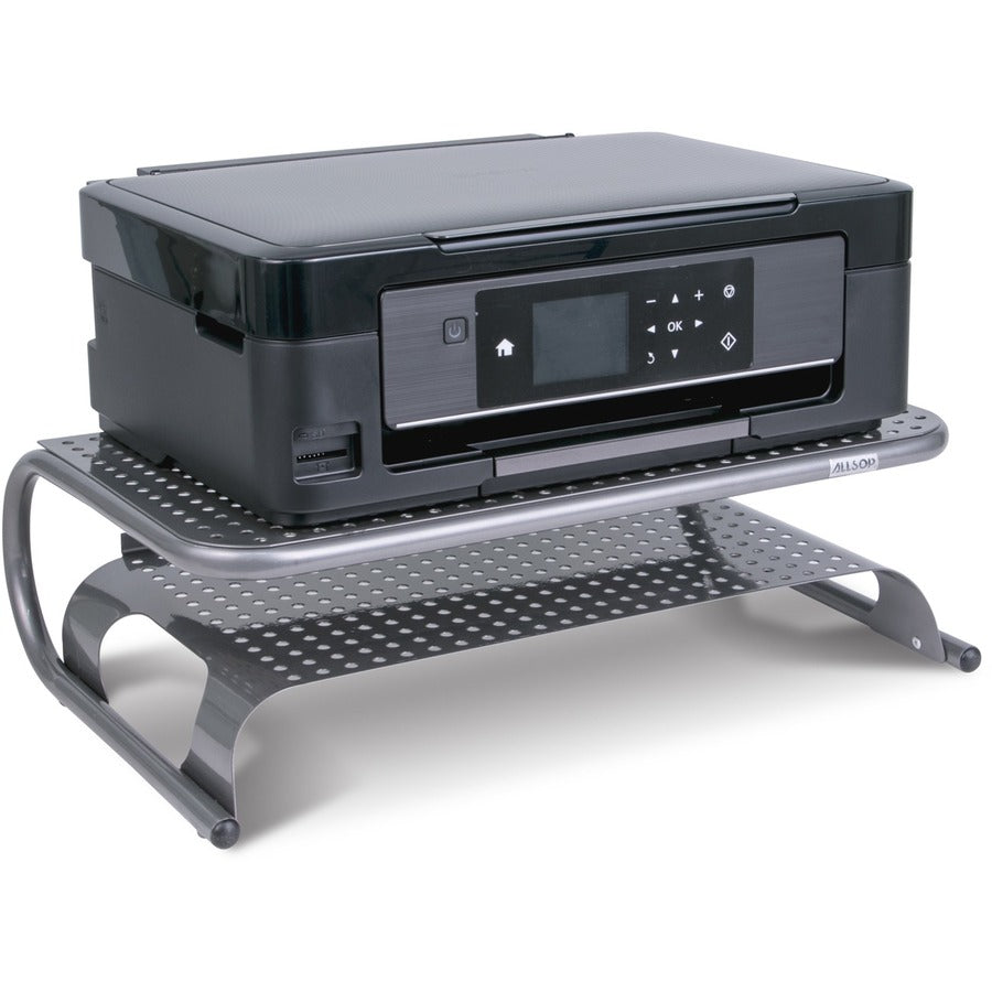 Allsop Metal Art Printer Stand 18 x 9.75 Wide Platform - Pewter (27873)