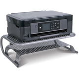 Allsop Metal Art Printer Stand 18 x 9.75 Wide Platform - Pewter (27873)