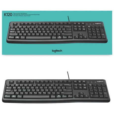 Logitech K120 Plug-and-Play USB Keyboard