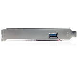 StarTech.com 2 port PCI Express SuperSpeed USB 3.0 Card with UASP Support - 5Gbps - 1 Internal 1 External
