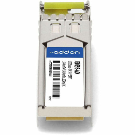 AddOn HP J9099B Compatible TAA Compliant 100Base-BX SFP Transceiver (SMF, 1550nmTx/1310nmRx, 10km, LC)