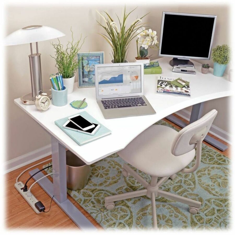 Eaton Tripp Lite Series Protect It! 7-Outlet Surge Protector, 4 ft. (1.22 m) Cord, 1080 Joules, 1 Diagnostic LED, Light Gray Housing