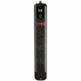 Eaton Tripp Lite Series Protect It! 7-Outlet Surge Protector, 6 Right-Angle Outlets, 4 ft. (1.22 m) Cord, 1080 Joules, Diagnostic LED, Black Housing