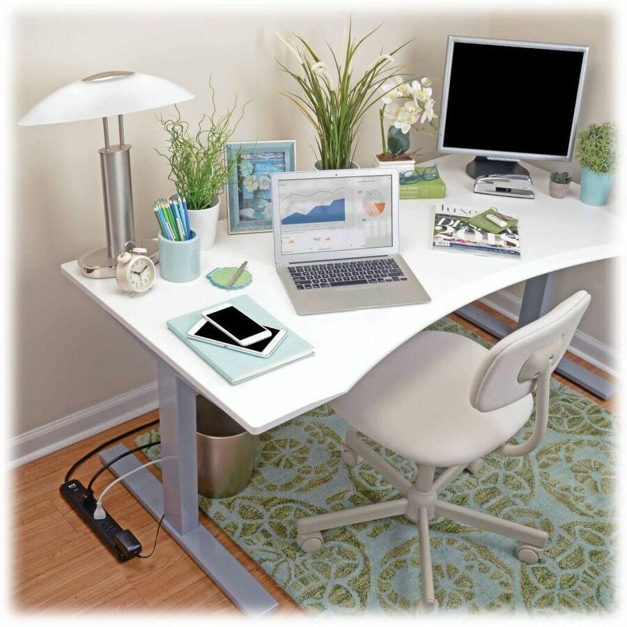 Eaton Tripp Lite Series Protect It! 7-Outlet Surge Protector, 6 Right-Angle Outlets, 4 ft. (1.22 m) Cord, 1080 Joules, Diagnostic LED, Black Housing