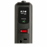 Eaton Tripp Lite Series Protect It! 7-Outlet Surge Protector, 6 Right-Angle Outlets, 4 ft. (1.22 m) Cord, 1080 Joules, Diagnostic LED, Black Housing