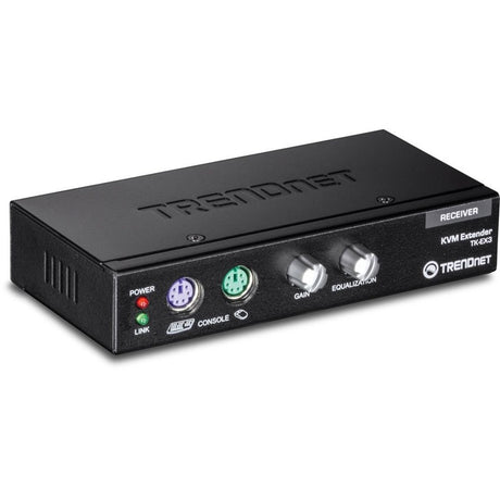 TRENDnet KVM Extension Kit, Extend Keyboard/Video/Mouse Controls, up to 150 Meters (490 ft.), Hot-Keys, PS/2, VGA, USB Type A, Windows/Linux/Mac/Sun Solaris/DOS, TK-EX3