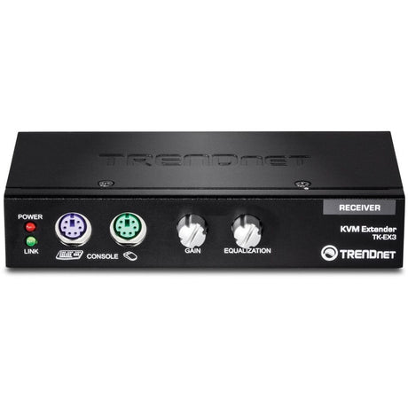 TRENDnet KVM Extension Kit, Extend Keyboard/Video/Mouse Controls, up to 150 Meters (490 ft.), Hot-Keys, PS/2, VGA, USB Type A, Windows/Linux/Mac/Sun Solaris/DOS, TK-EX3