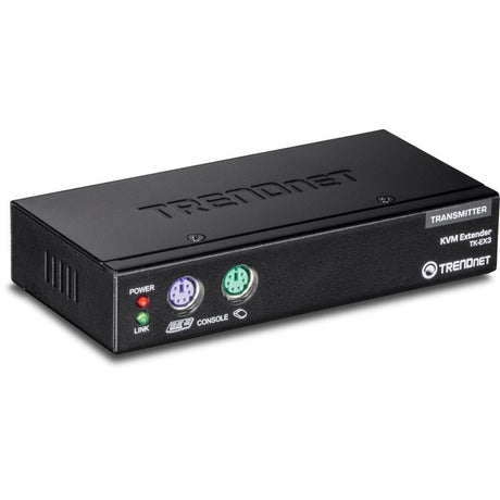 TRENDnet KVM Extension Kit, Extend Keyboard/Video/Mouse Controls, up to 150 Meters (490 ft.), Hot-Keys, PS/2, VGA, USB Type A, Windows/Linux/Mac/Sun Solaris/DOS, TK-EX3