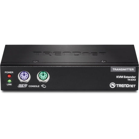 TRENDnet KVM Extension Kit, Extend Keyboard/Video/Mouse Controls, up to 150 Meters (490 ft.), Hot-Keys, PS/2, VGA, USB Type A, Windows/Linux/Mac/Sun Solaris/DOS, TK-EX3