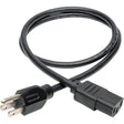 3FT COMPUTER POWER CORD 18AWG