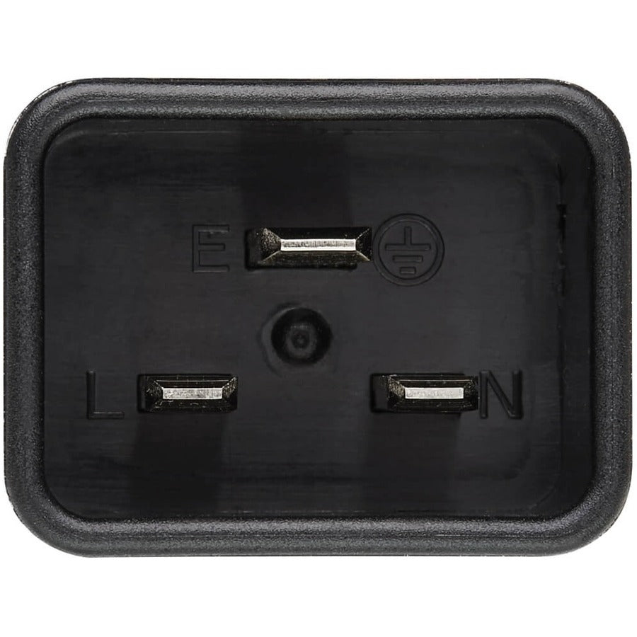 Eaton Tripp Lite Series Splitter Cable, Heavy-Duty, C20 to 2x C13 - 15A, 100-250V, 14 AWG, 2 ft. (0.61 m), Black