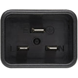 Eaton Tripp Lite Series Splitter Cable, Heavy-Duty, C20 to 2x C13 - 15A, 100-250V, 14 AWG, 2 ft. (0.61 m), Black