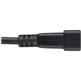Eaton Tripp Lite Series Splitter Cable, Heavy-Duty, C20 to 2x C13 - 15A, 100-250V, 14 AWG, 2 ft. (0.61 m), Black