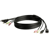 StarTech.com 6 ft 4-in-1 USB DisplayPort KVM Switch Cable