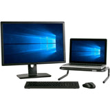 Allsop Metal Art Monitor Stand (Large) 18-Inch Wide Platform - Black (30336)