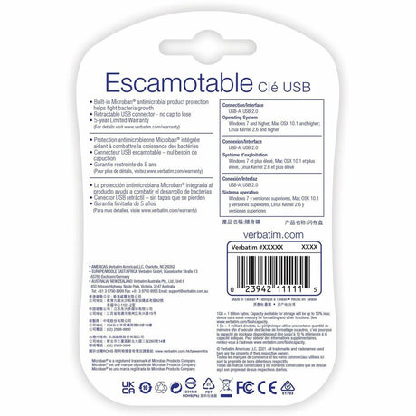 4GB USB Flash Drive - Blue