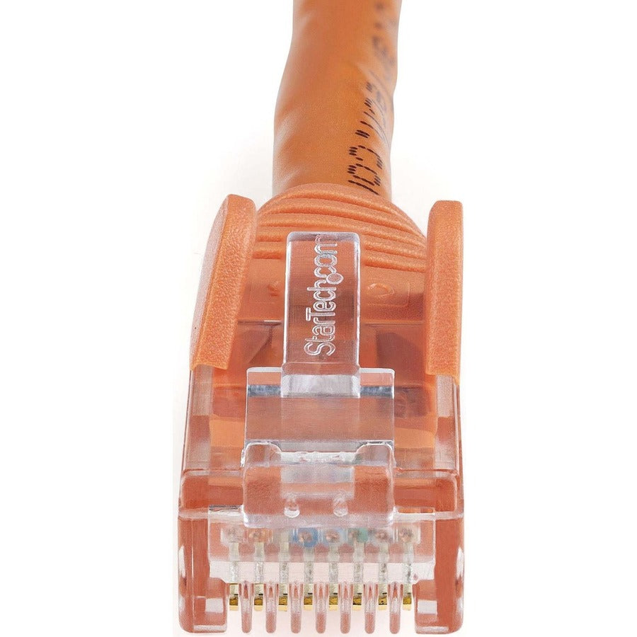 StarTech.com 7ft CAT6 Ethernet Cable - Orange Snagless Gigabit - 100W PoE UTP 650MHz Category 6 Patch Cord UL Certified Wiring/TIA