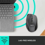 Logitech M705 Marathon Wireless Mouse, 2.4 GHz USB Unifying Receiver, 1000 DPI, 5-Programmable Buttons, Black