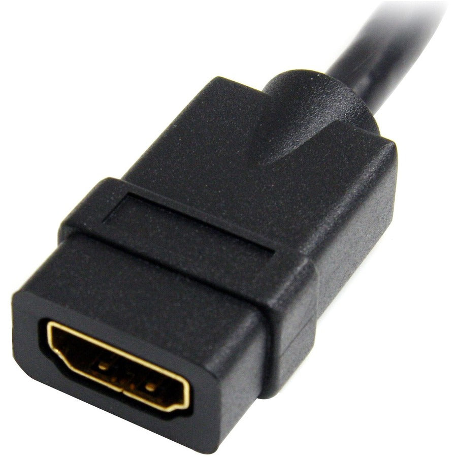 StarTech.com 6in HDMI Extension Cable, Short HDMI Cable Extender Male to Female, 4K UHD HDMI Port Saver M/F, HDMI 1.4, HDMI Dongle